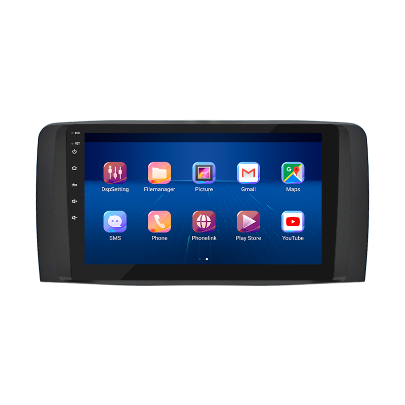 Штатная магнитола Lesko для Mercedes-Benz R-Класс I 2005-2007 экран 9" 2/32Gb 4G Wi-Fi GPS Top