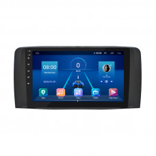 Штатная магнитола Lesko для Mercedes-Benz R-Класс I 2005-2007 экран 9" 6/128Gb 4G Wi-Fi GPS Top