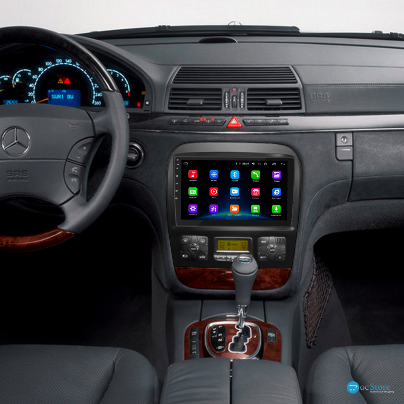 Штатная магнитола Lesko для Mercedes-Benz S-Класс IV (W220) 1998-2005 экран 9" 2/32Gb Wi-Fi GPS Base