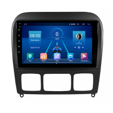 Штатная магнитола Lesko для Mercedes-Benz S-Класс IV (W220) 1998-2005 экран 9" 2/32Gb 4G Wi-Fi GPS Top