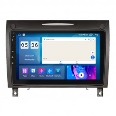 Штатная магнитола Lesko для Mercedes-Benz SLK-Класс II (R171) 2004-2008 экран 9" 2/32Gb CarPlay 4G Wi-Fi GPS Prime