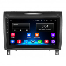 Штатная магнитола Lesko для Mercedes-Benz SLK-Класс II (R171) Рестайлинг 2008-2011 экран 9" 2/32Gb Wi-Fi GPS Base