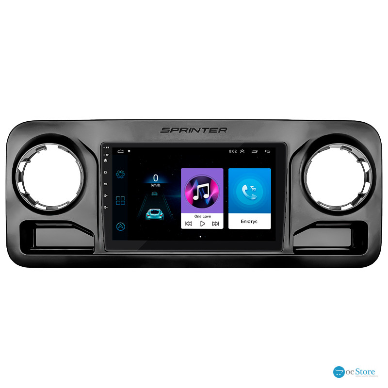 Штатная магнитола Lesko для Mercedes-Benz Sprinter III (W907/910) 2018-н.в. экран 10" 1/16Gb Wi-Fi GPS Base
