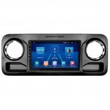 Штатная магнитола Lesko для Mercedes-Benz Sprinter III (W907/910) 2018-н.в. экран 10" 2/32Gb 4G Wi-Fi GPS Top