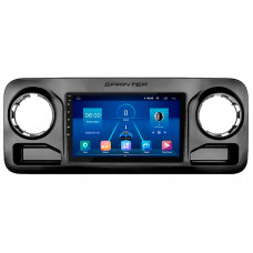 Штатная магнитола Lesko для Mercedes-Benz Sprinter III (W907/910) 2018-н.в. экран 10" 6/128Gb 4G Wi-Fi GPS Top