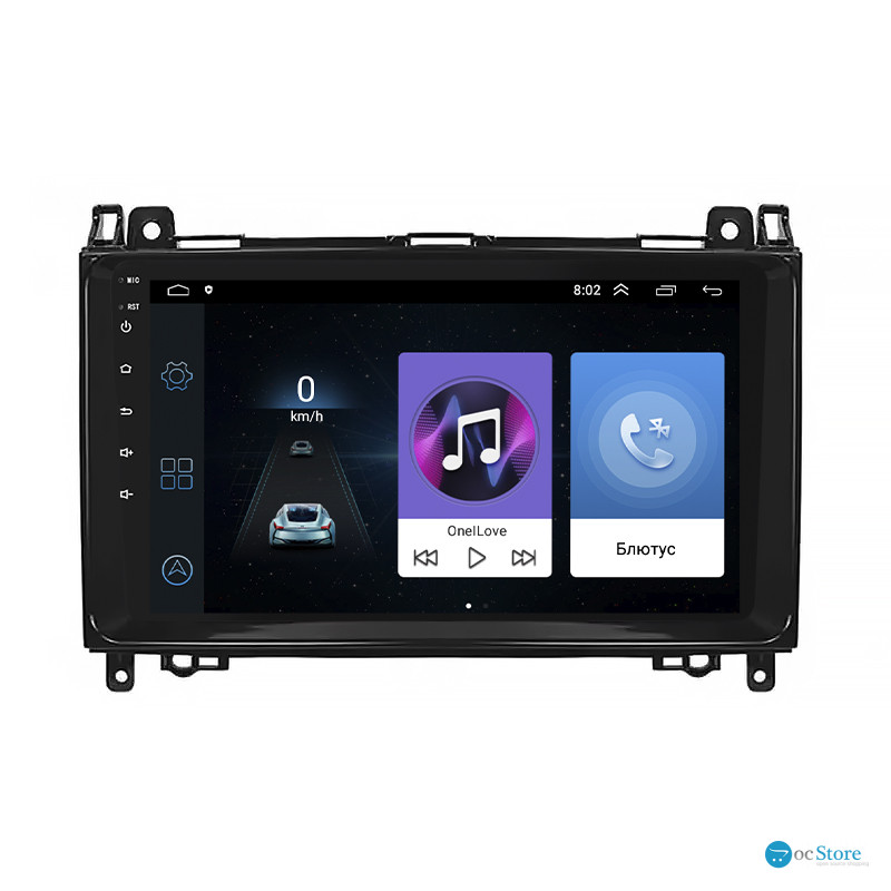 Штатная магнитола Lesko для Mercedes-Benz Viano I (W639) Рестайлинг 2010-2014 экран 9" 1/16Gb Wi-Fi GPS Base