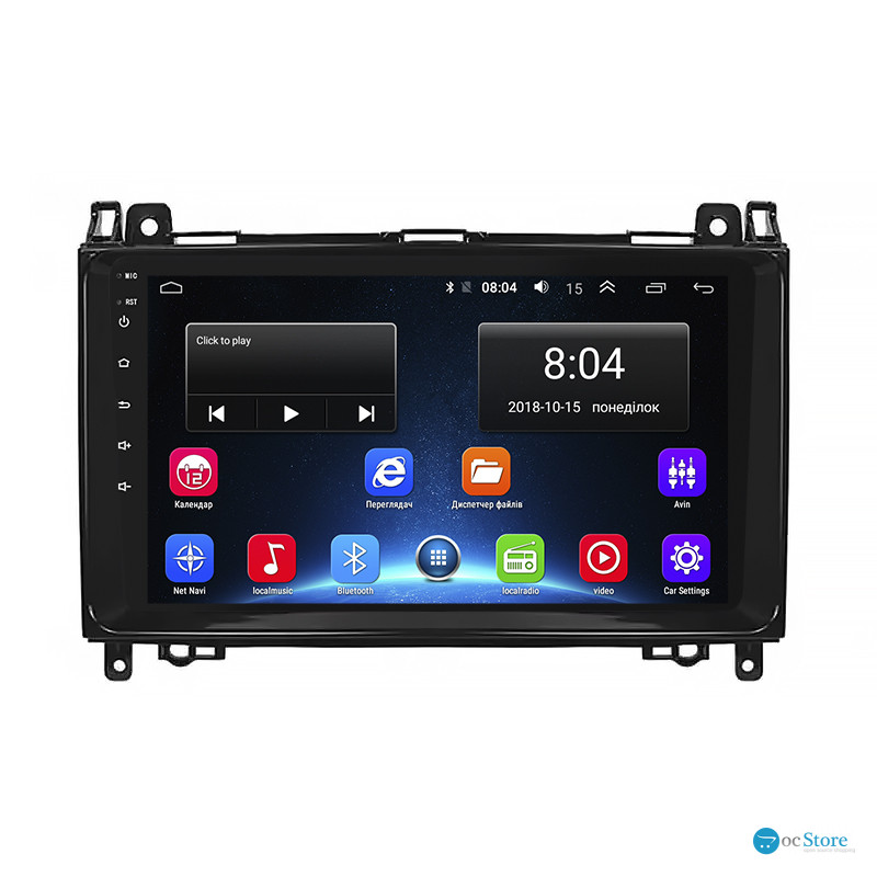 Штатная магнитола Lesko для Mercedes-Benz Viano I (W639) Рестайлинг 2010-2014 экран 9" 2/32Gb Wi-Fi GPS Base