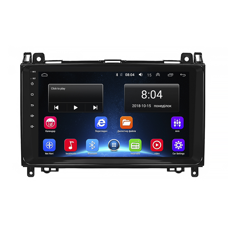 Штатная магнитола Lesko для Mercedes-Benz Viano I (W639) Рестайлинг 2010-2014 экран 9" 2/32Gb Wi-Fi GPS Base