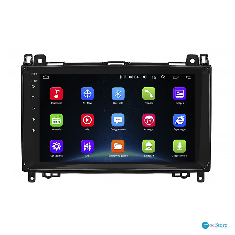 Штатная магнитола Lesko для Mercedes-Benz Viano I (W639) Рестайлинг 2010-2014 экран 9" 2/32Gb Wi-Fi GPS Base