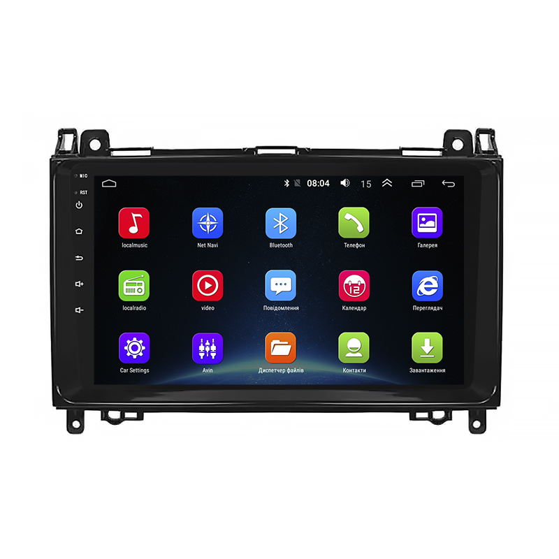 Штатная магнитола Lesko для Mercedes-Benz Viano I (W639) Рестайлинг 2010-2014 экран 9" 2/32Gb Wi-Fi GPS Base