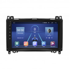 Штатная магнитола Lesko для Mercedes-Benz Viano I (W639) Рестайлинг 2010-2014 экран 9" 6/128Gb 4G Wi-Fi GPS Top