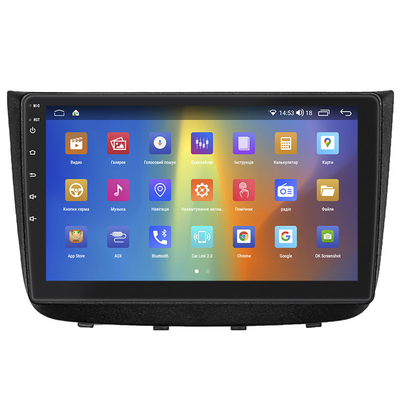 Штатная магнитола Lesko для Mercedes-Benz Vito II (W639) 2003-2010 экран 10" 2/32Gb CarPlay 4G Wi-Fi GPS Prime