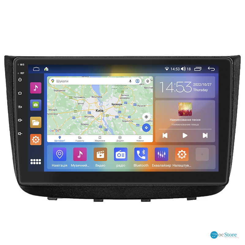 Штатная магнитола Lesko для Mercedes-Benz Vito II (W639) 2003-2010 экран 10" 4/64Gb CarPlay 4G Wi-Fi GPS Prime