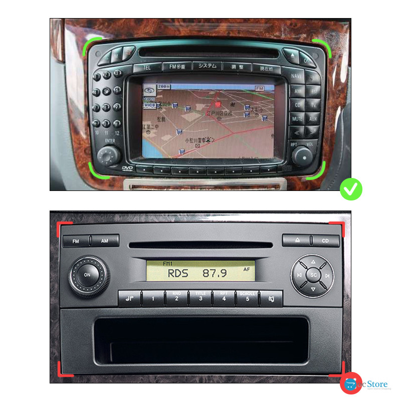 Штатная магнитола Lesko для Mercedes-Benz Vito II (W639) 2003-2010 экран 10" 4/32Gb 4G Wi-Fi GPS Top