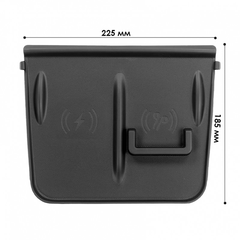 Силиконовый коврик для беспроводной зарядки Tesla Model 3/Y (TSL22052802) на центральной консоли для телефона гарнитуры нескользящий