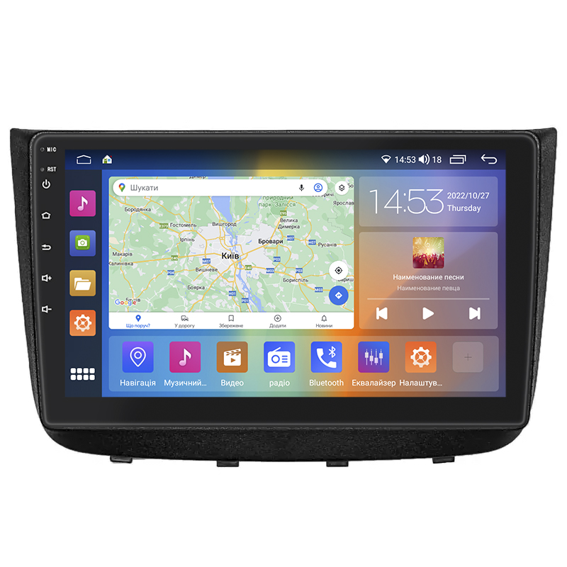 Штатная магнитола Lesko для Mercedes-Benz Vito II (W639) Рестайлинг 2010-2014 экран 10" 2/32Gb CarPlay 4G Wi-Fi GPS Prime