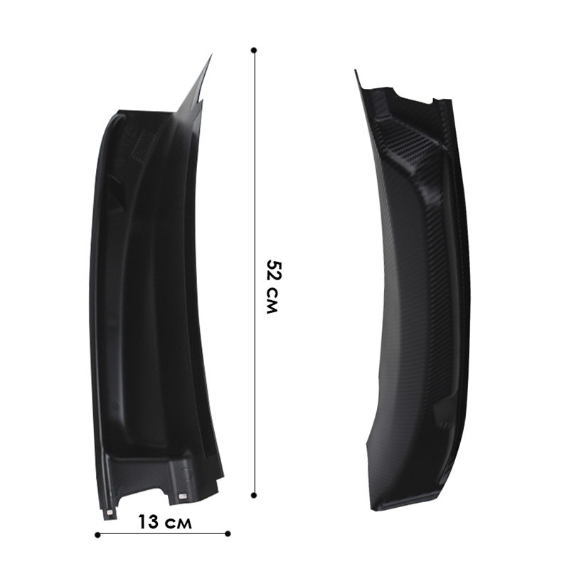 Защитная накладка Tesla Model 3 (TSL24010602) отделки багажника под замок карбоновая