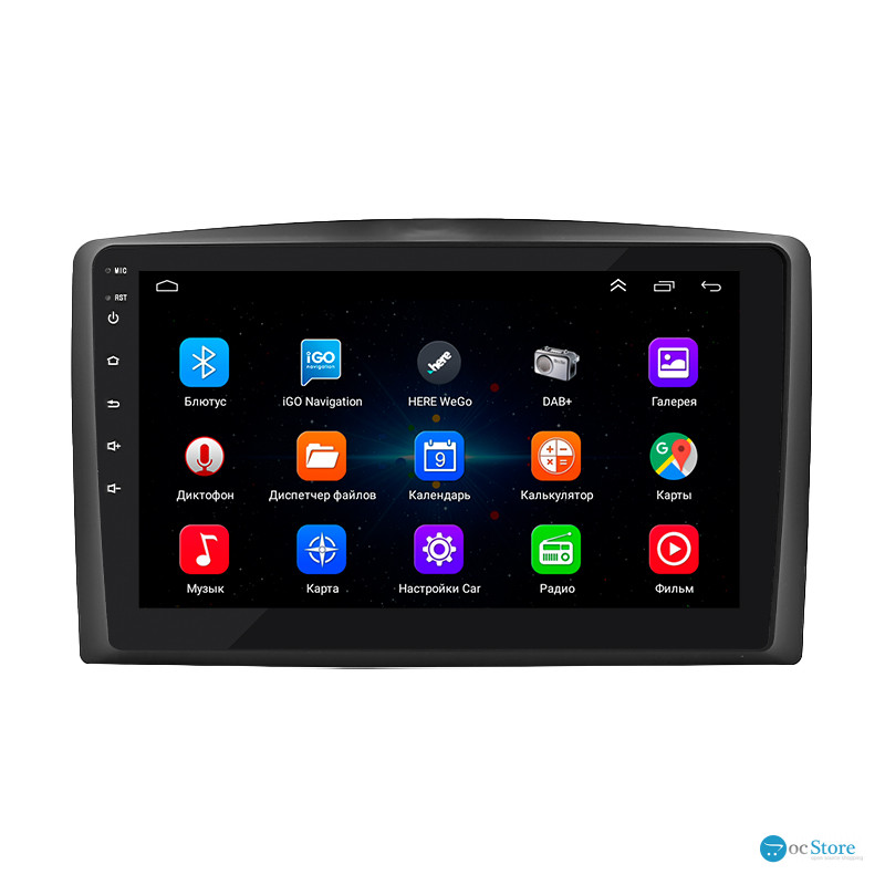 Штатная магнитола Lesko для Mercedes-Benz Vito III (W447) 2014-н.в. экран 10" 1/16Gb Wi-Fi GPS Base