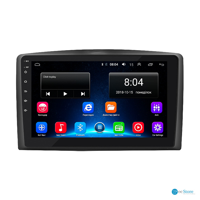 Штатная магнитола Lesko для Mercedes-Benz Vito III (W447) 2014-н.в. экран 10" 2/32Gb Wi-Fi GPS Base