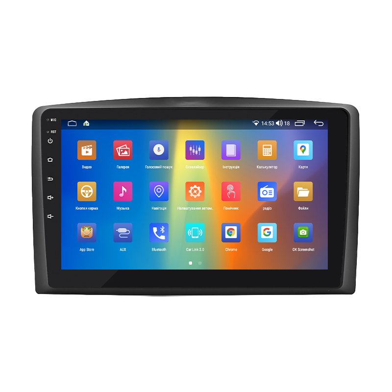 Штатная магнитола Lesko для Mercedes-Benz Vito III (W447) 2014-н.в. экран 10" 4/64Gb CarPlay 4G Wi-Fi GPS Prime