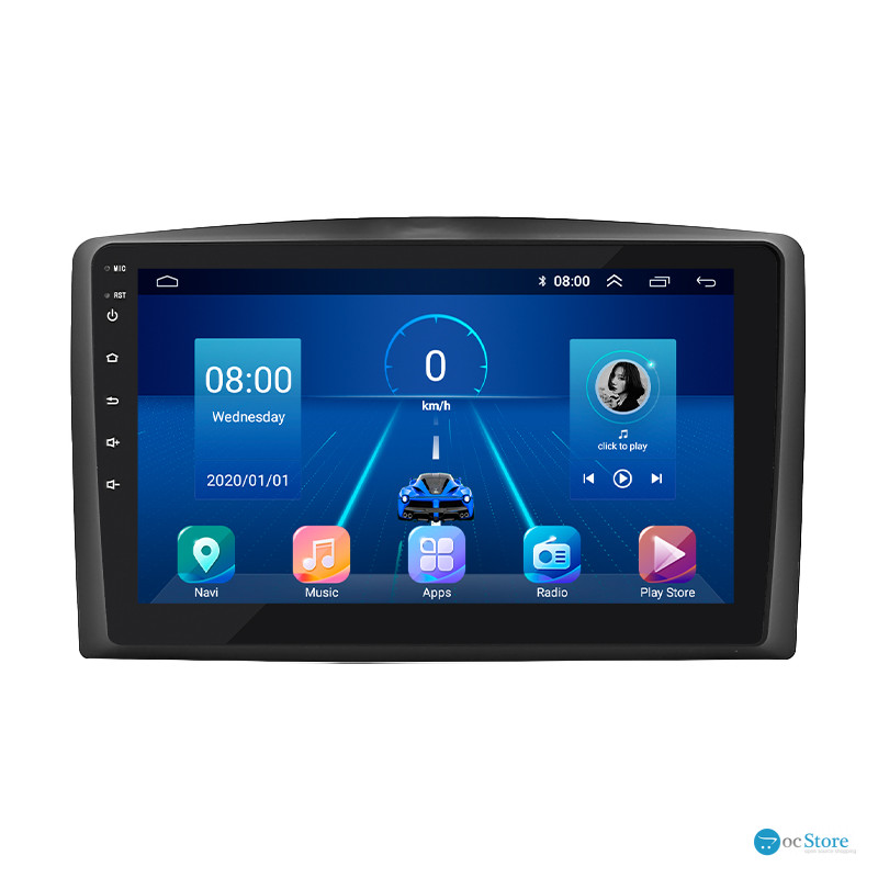 Штатная магнитола Lesko для Mercedes-Benz Vito III (W447) 2014-н.в. экран 10" 2/32Gb 4G Wi-Fi GPS Top
