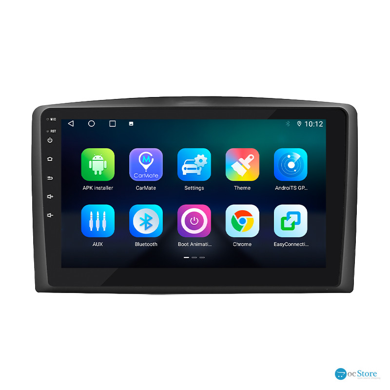 Штатная магнитола Lesko для Mercedes-Benz Vito III (W447) 2014-н.в. экран 10" 4/64Gb 4G Wi-Fi GPS Top