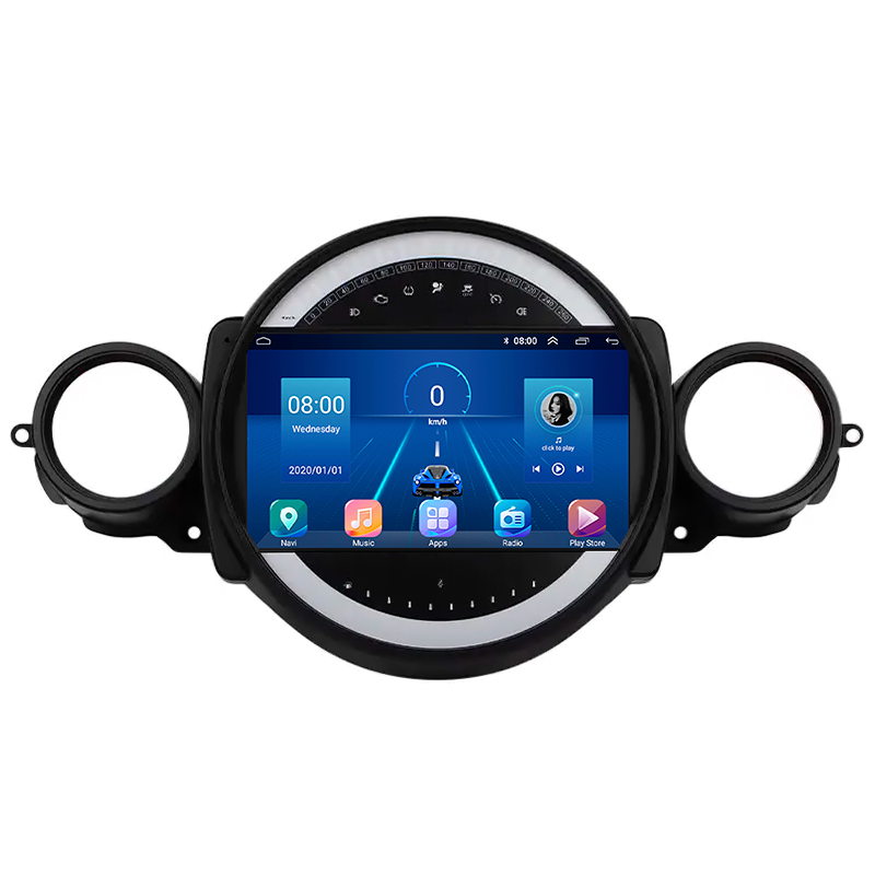 Штатная магнитола Lesko для MINI Cabrio II Рестайлинг 2010-2015 экран 9" 4/64Gb 4G Wi-Fi GPS Top