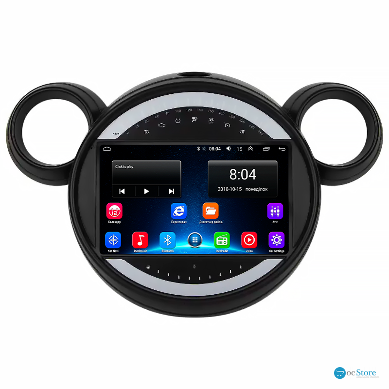 Штатная магнитола Lesko для MINI Countryman I 2010-2016 экран 9" 2/32Gb Wi-Fi GPS Base