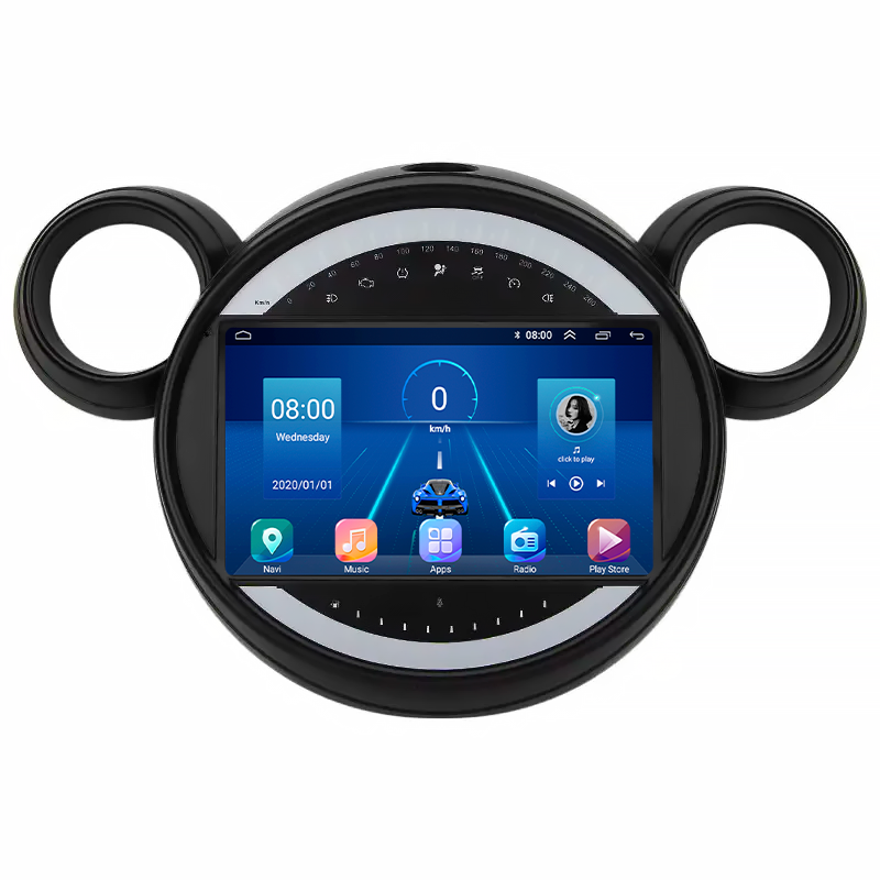 Штатная магнитола Lesko для MINI Countryman I 2010-2016 экран 9" 2/32Gb 4G Wi-Fi GPS Top