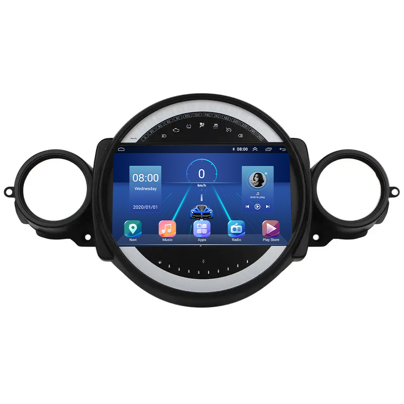 Штатная магнитола Lesko для MINI Hatch II (R56) 2006-2010 экран 9" 2/32Gb 4G Wi-Fi GPS Top