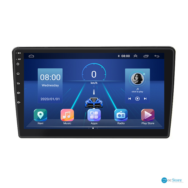 Штатная магнитола Lesko для Mitsubishi ASX I 2010-2013 экран 10" 6/128Gb 4G Wi-Fi GPS Top