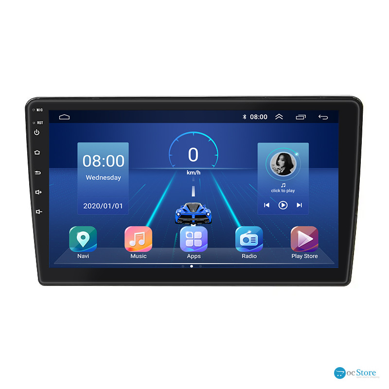 Штатная магнитола Lesko для Mitsubishi ASX I Рестайлинг 2 2016-2020 экран 9" 2/32Gb 4G Wi-Fi GPS Top