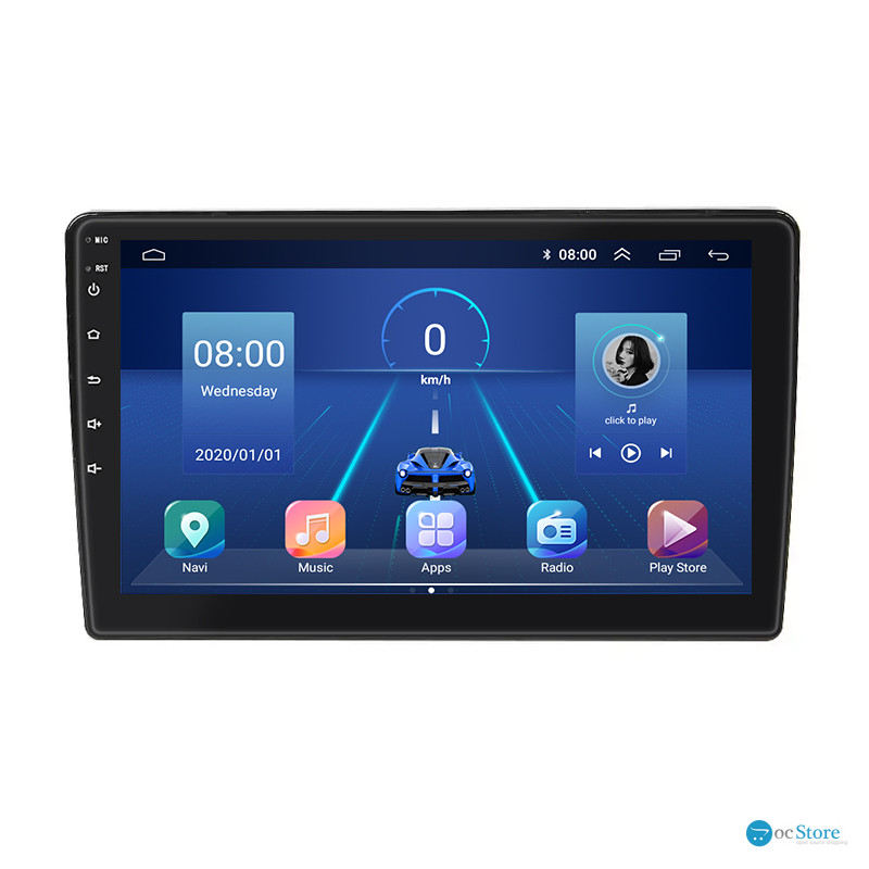 Штатная магнитола Lesko для Mitsubishi ASX I Рестайлинг 2012-2016 экран 10" 2/32Gb 4G Wi-Fi GPS Top