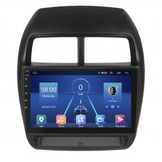 Штатная магнитола Lesko для Mitsubishi ASX I Рестайлинг 3 2020-н.в. экран 10" 2/32Gb 4G Wi-Fi GPS Top