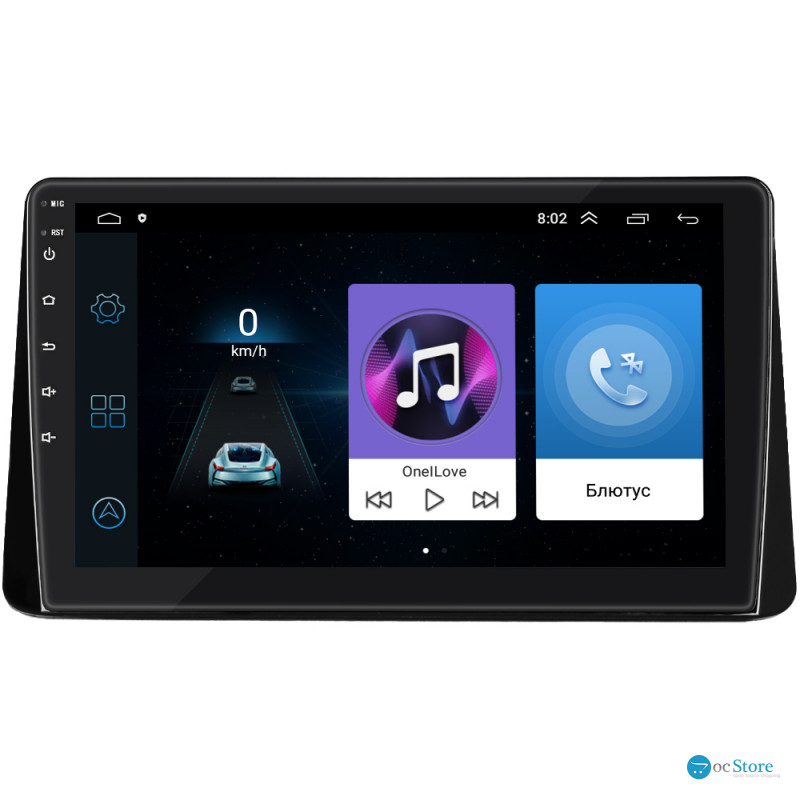 Штатная магнитола Lesko для Mitsubishi Eclipse Cross I 2017-2020 экран 10" 1/16Gb Wi-Fi GPS Base