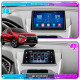 Штатная магнитола Lesko для Mitsubishi Eclipse Cross I 2017-2020 экран 10" 6/128Gb 4G Wi-Fi GPS Top