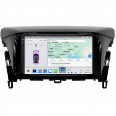 Штатная магнитола Lesko для Mitsubishi Eclipse Cross I Рестайлинг 2020-н.в. экран 9" 4/64 QLED CarPlay 4G Wi-Fi GPS 360 Prime