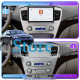 Штатная магнитола Lesko для Mitsubishi Galant IX Рестайлинг 2 2008-2012 экран 9" 4/64 QLED CarPlay 4G Wi-Fi GPS 360 Prime