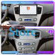 Штатная магнитола Lesko для Mitsubishi Galant IX Рестайлинг 2006-2008 экран 9" 4/64 QLED CarPlay 4G Wi-Fi GPS 360 Prime