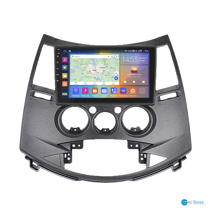 Штатная магнитола Lesko для Mitsubishi Grandis  2003-2011 экран 9" 2/32Gb CarPlay 4G Wi-Fi GPS Prime
