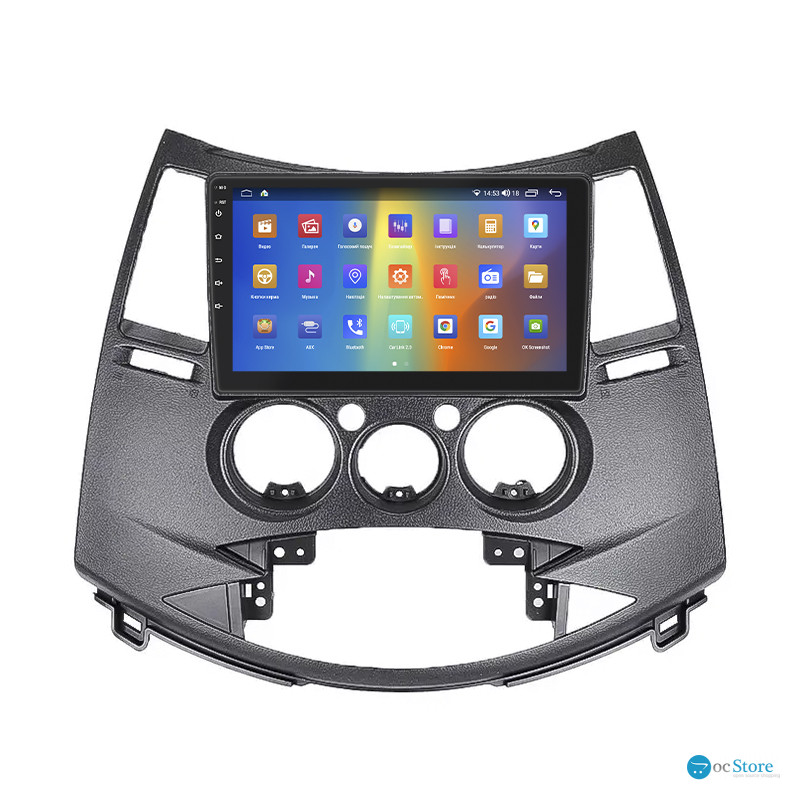 Штатная магнитола Lesko для Mitsubishi Grandis  2003-2011 экран 9" 2/32Gb CarPlay 4G Wi-Fi GPS Prime