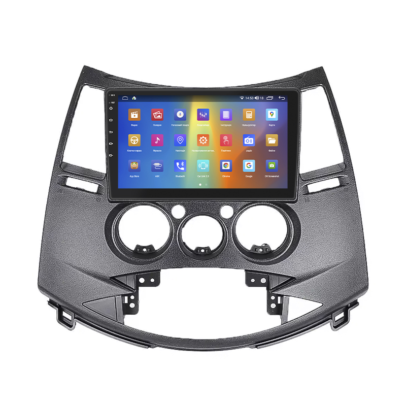 Штатная магнитола Lesko для Mitsubishi Grandis  2003-2011 экран 9" 2/32Gb CarPlay 4G Wi-Fi GPS Prime