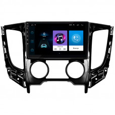 Штатная магнитола Lesko для Mitsubishi L200 V Manual AC 2015-2019 экран 9" 1/16Gb Wi-Fi GPS Base