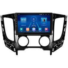 Штатная магнитола Lesko для Mitsubishi L200 V Manual AC 2015-2019 экран 9" 6/128Gb 4G Wi-Fi GPS Top