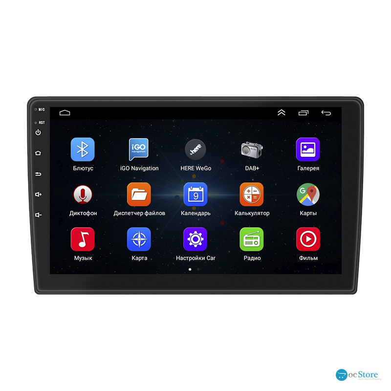 Штатная магнитола Lesko для Mitsubishi L200 V Рестайлинг 2018-н.в. экран 9" 1/16Gb Wi-Fi GPS Base