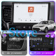 Штатная магнитола Lesko для Mitsubishi Outlander III 2012-2015 экран 10" 4/64 QLED CarPlay 4G Wi-Fi GPS 360 Prime