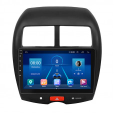 Штатная магнитола Lesko для Mitsubishi Outlander Sport I 2010-2013 экран 10" 4/64Gb 4G Wi-Fi GPS Top