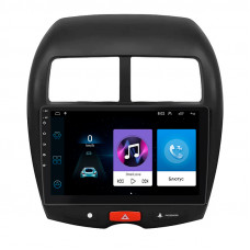 Штатная магнитола Lesko для Mitsubishi Outlander Sport I Рестайлинг 2012-2016 экран 10" 1/16Gb Wi-Fi GPS Base