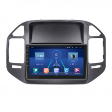 Штатная магнитола Lesko для Mitsubishi Pajero III 1999-2002 экран 9" 6/128Gb 4G Wi-Fi GPS Top