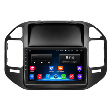 Штатная магнитола Lesko для Mitsubishi Pajero III Рестайлинг 2002-2006 экран 9" 2/32Gb Wi-Fi GPS Base